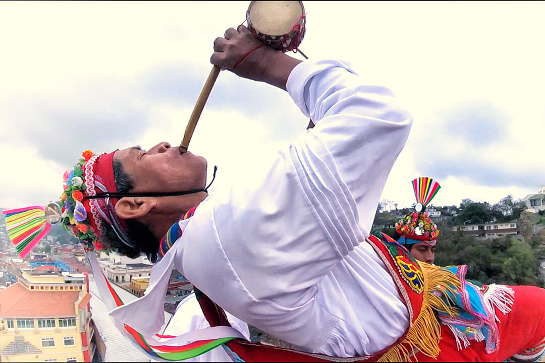 El Caporal de los voladores de Papantla