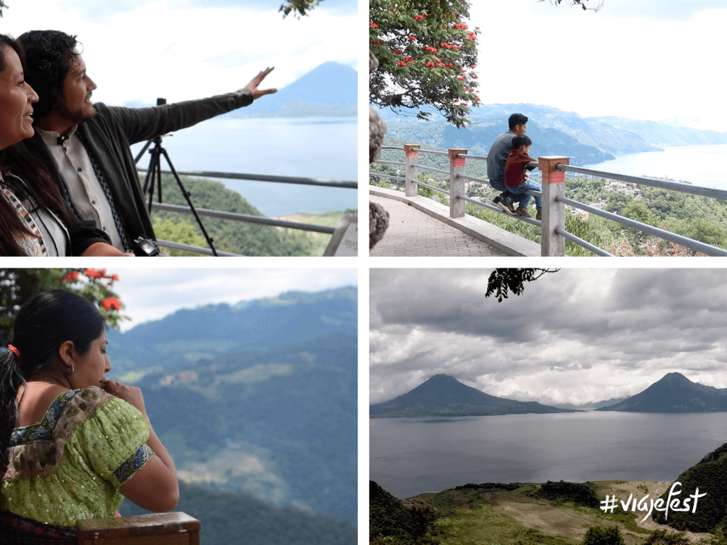 Mirador San Jorge la Laguna, desde ahí puedes apreciar el Lago de Atitlán