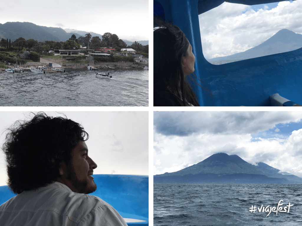 Toma una lancha para visitar San Juan la Laguna