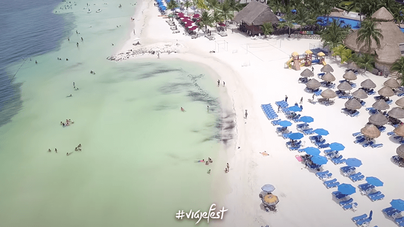 Playa Langosta, una de las mejores playas de Cancún