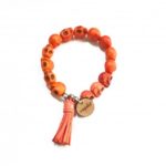 Pulsera Dia de Muertos Naranja