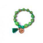 Pulsera Día de Muertos verde Viajefest