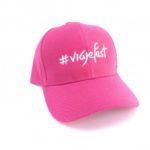 Gorra #viajefest color rosa