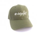 Gorra #viajefest color verde