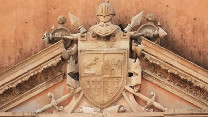 Escudo de armas de los Montejo, Mérida