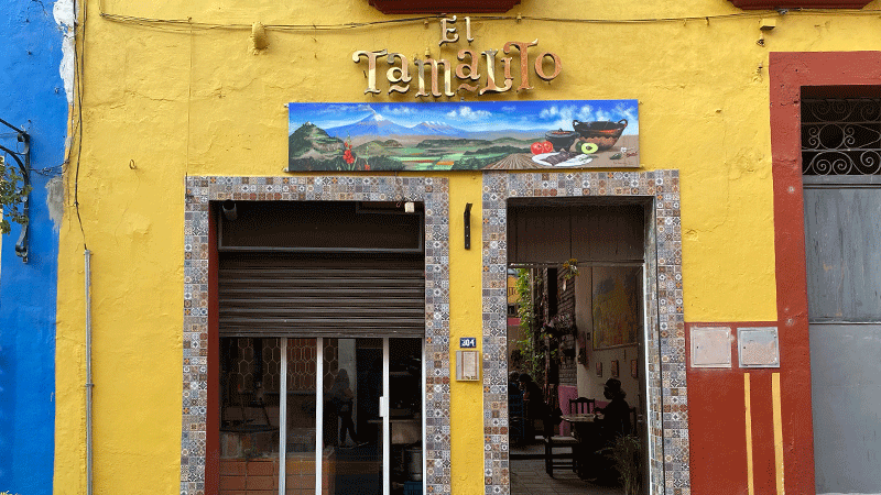 El Tamalito, restaurante en Atlixco Puebla